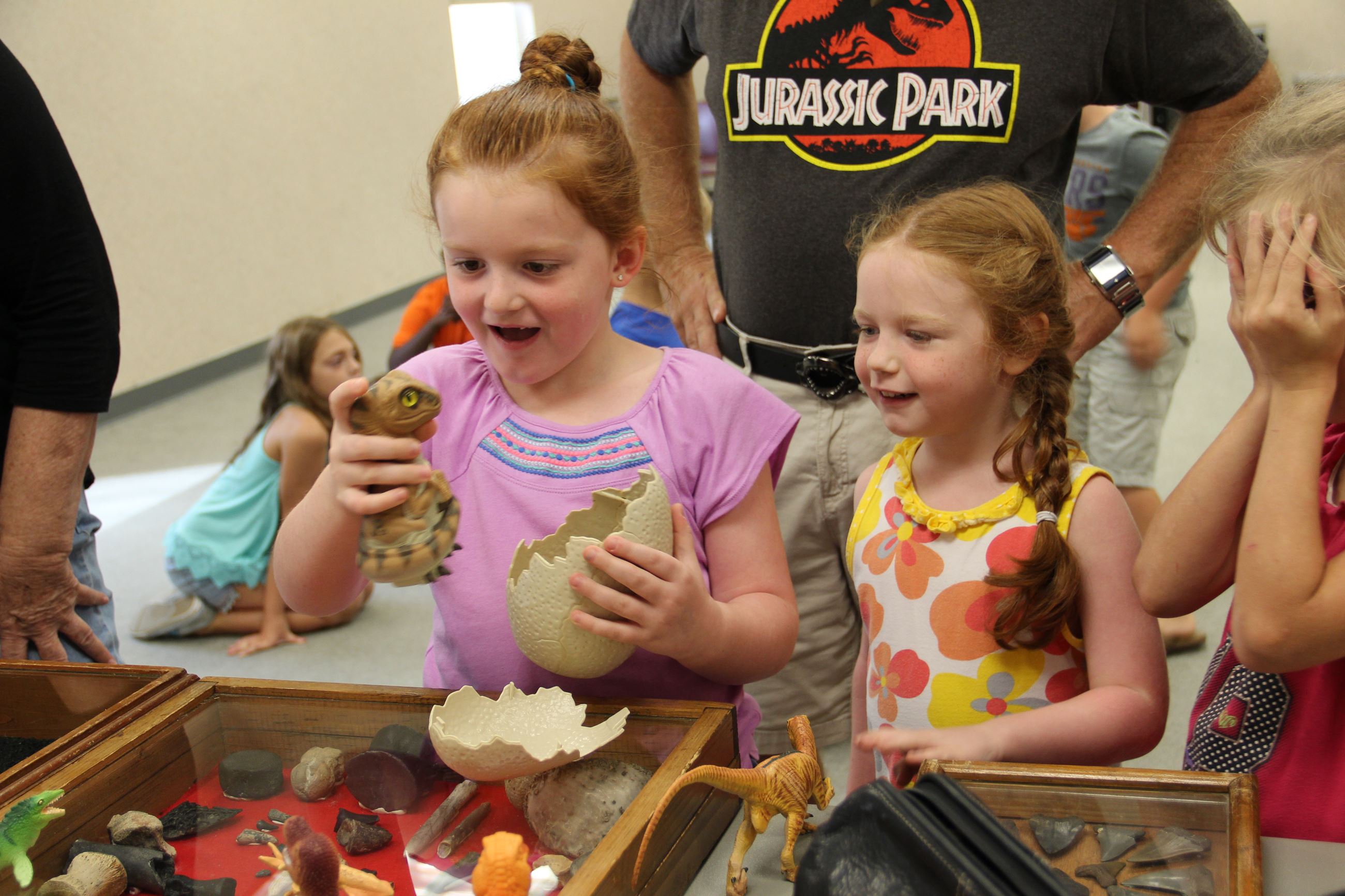 Fossil Frank at the Georgetown Library summer reading program 