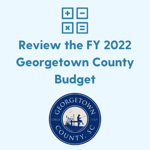 Text on a blue background reading 