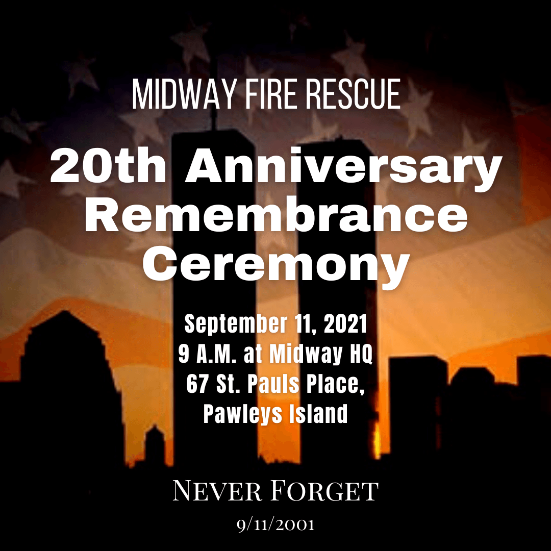 Image of the Twin Towers with patriotic background