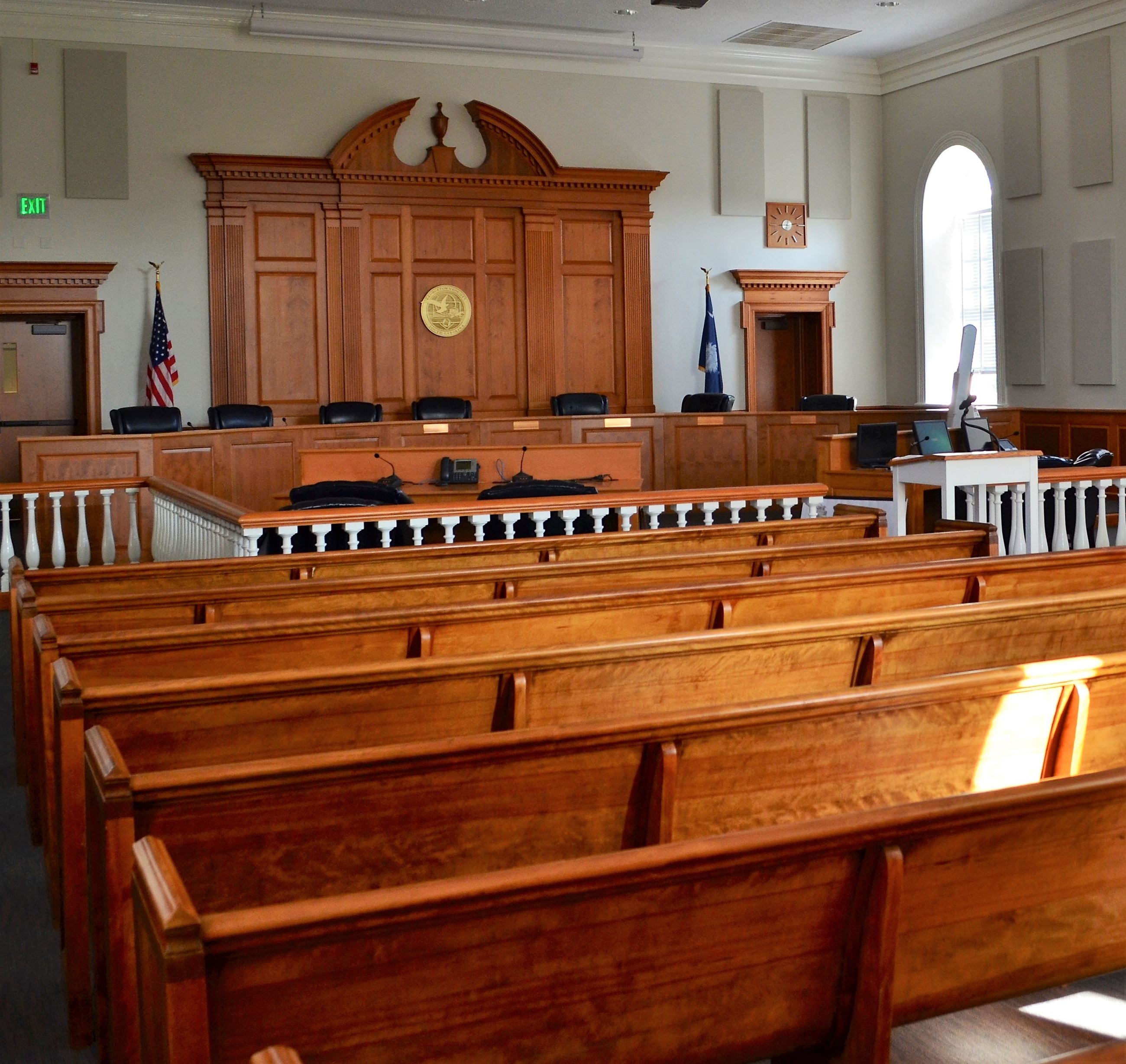 Image of the interior of County Council Chambers.