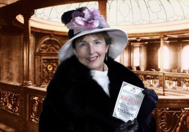 Image of Debra Conner in costume as Edith Russell