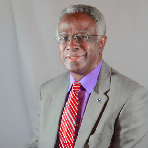 Square portrait of a man in a suit and tie