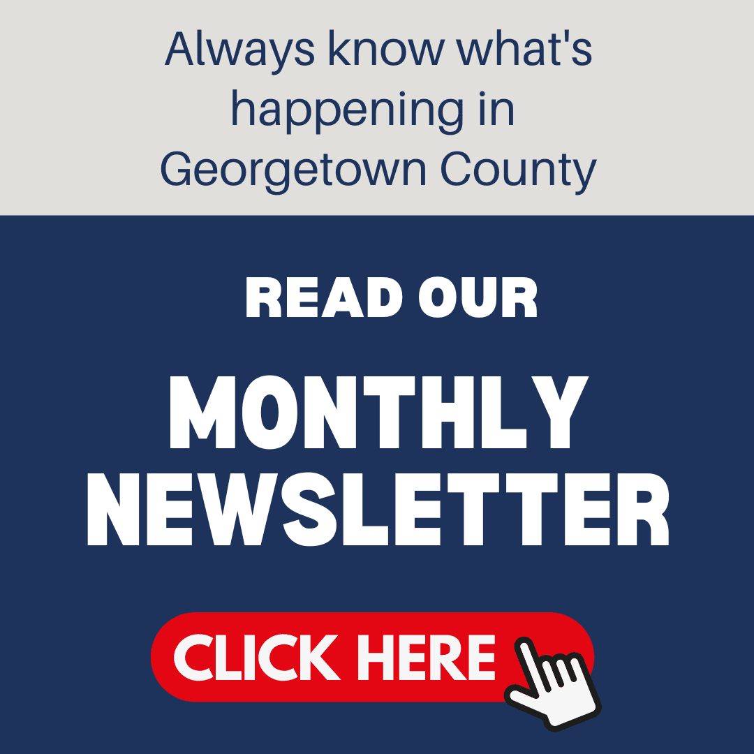 Decorative Click Here link to access newsletters